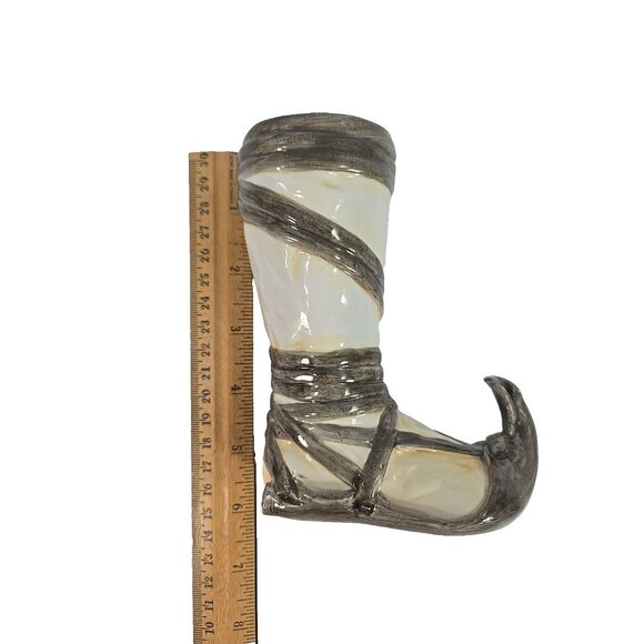 Mastroianni Arpino Curled-Toe Sandal Shoe Ceramic Miniature Vase Vintage Italian - Picture 8 of 9